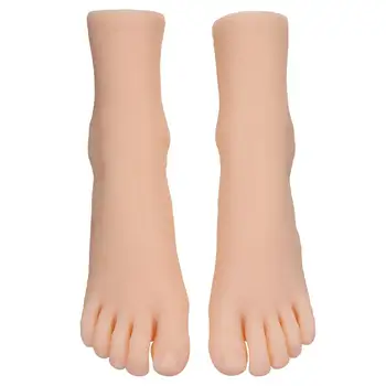 29 Dydis, 1 Pora Realus Moterų Pėdų Kojinės Silikono Mergina Kojų Manekenas Pėdų Modelį, Įrankiai, Batai ir Kojinės Ekranas