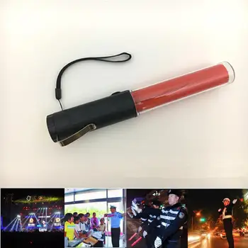Studyset Baterija Eismo Saugos Žibintuvėlis Galingas LED Lempos Fakelas Žibintų Eismo Policijos Įranga, Lempos Raudonos Šviesos Baton