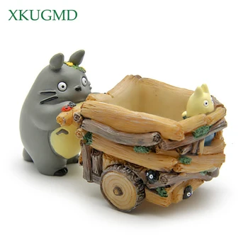 Šiuolaikinių Animacinių Filmų Sultingi Sodinamoji Puodą Dervos Kūrybinės Amatų Mielas Totoro Vazonas Namų Dekoracijas Vaza Macetas Puodai