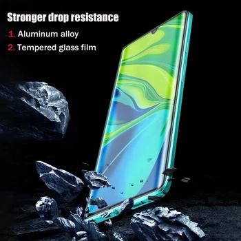 360 Magnetinės Metalo Case For Samsung Galaxy S10 S20 S8 S9 Plus S10E dvipuse Stiklo Note20 10 8 9 Plius A51A71 A50 A30 Dangtis