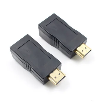 KARŠTO 4K 3D, HDMI 1.4 30M Plėstuvu, RJ45 Virš Cat 5e/6 Tinklo LAN Ethernet Adapter