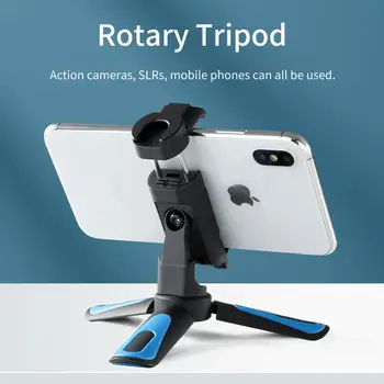 TELESIN Mini Selfie Stick Trikojis 360° Kamuolį Galva ir Šalto Batų Telefono Įrašą GoPro Osmo Veiksmų Insta360 