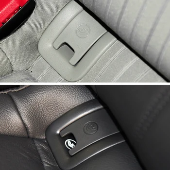 Automobilio Galinės Sėdynės ISOFIX Dangtelį Vaiko Tvirtinimo angos Dangtelį Auto Pakeitimas Reikmenys Audi A6 2013-2018 m. 6x3x3cm