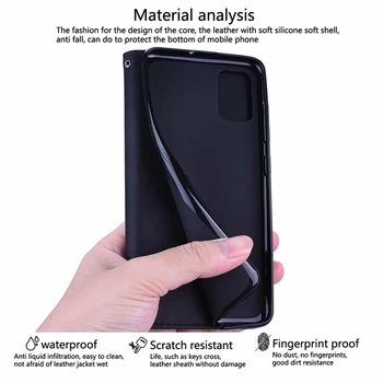 Už Xiaomi Mi Poco X3 NFC Atveju, Knyga Piniginės Derliaus Magnetinio Odos Flip Cover Kortelės Stovi Minkštas Viršelis Prabangių Mobiliųjų Telefonų Krepšiai