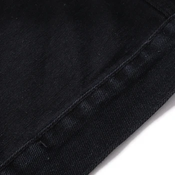Klasikiniai vyriški džinsinio striukė naujausią retro ilgomis rankovėmis dryžuotas paprasta džinsinio marškinėliai streetwear prarasti vėsioje džinsinio striukė vyrai