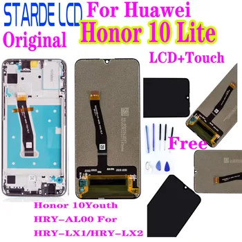 Originalą Huawei Honor 10 Lite LCD Ekranas+Touch Ekranas skaitmeninis keitiklis Asamblėjos Garbės 10Youth HRY-AL00 Už HRY-LX1/HRY-LX2
