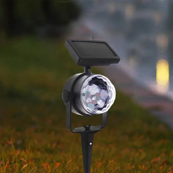 LED Lauko Saulės Vejos Lempa LED Projektorius, Šviesos, Spalvingą Sukasi Sodo Vejos Lempa Namų Kiemo Puošimas Kelias Kieme Sodas Lempos