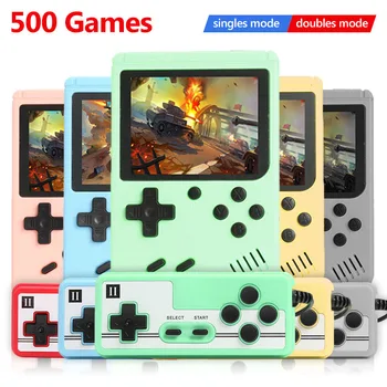 ALLOYSEED 500 Žaidimai 3,0 Colių Retro Vaizdo Žaidimų Nešiojamas Grotuvas Kišenėje Žaidimų Konsolės Retro Gamepad Mini Nešiojamą Vaikams Dovanų