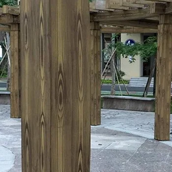 3D gumos tapybos modelis Medienos rankena medienos grūdų teptuku sjabloon volas baldai, metalinės sienos paviršiaus spausdintuvas 