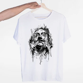 Salvadore Dali Duoklė T-shirt O-Kaklo trumpomis Rankovėmis, Vasaros Atsitiktinis Mados Unisex Vyrų ir Moterų Marškinėlius