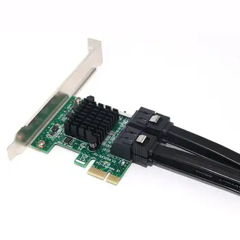 ALLOYSEED SA3004 Pridėti Kortelės 4 Port 6G PCI-E, SATA3.0 Plėtra Miner SSD IPFS Adapteris PCI Express PCIe į SATA Konverteris Kortelės