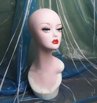 Naujus moteriškus Manekeno Galvos Perukai Skrybėlės Bžūp Ausinių Ekranas maniqui Modelis Moterų Plaukų Papuošalų Stendas Ponios GirllNO.13