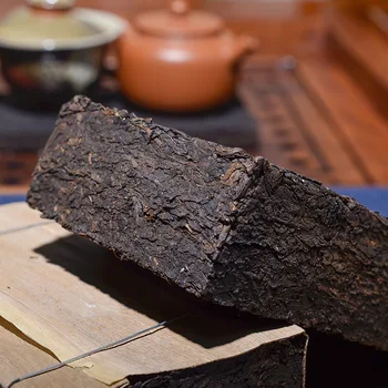 Pagamintas 1998 m. Kinijos Yunnan Prinokusių Pu er 500g Seniausių Puer Arbatos Protėvis, Antikvariniai Medus Saldus Nuobodu-raudona Puerh Senovės Medis Pu'er Arbata