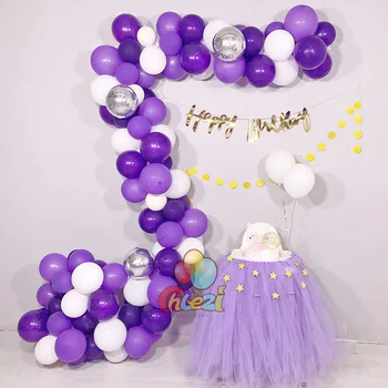 100vnt Balionų Girliandą Arch Rinkinys Grandinės ballon Vestuvių, gimtadienio apdailos Latekso balionas Nustatyti Vaikai Partija Pasisako Baby Shower