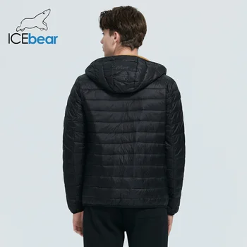 ICEbear 2020 Naujas lengvas vyriškų žemyn kailio stilingas atsitiktinis vyrų vyriška striukė su gobtuvu drabužių prekės ženklo vyrų drabužiai MWY19998D