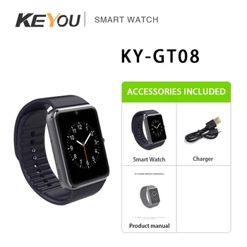 KEYOU-GT08 1.3 colių jutiklinis ekranas, smart žiūrėti 2019 vyrų ir moterų sprogimo modeliai elektroniniai laikrodžiai paramos SIM kortelė TF kortelė