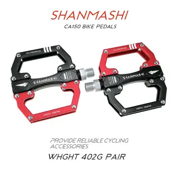 Shanmashi Kalnų Dviračių Pedalus Platforma Dviračių Butas Lydinio Pedalai, neslidžia Lydinio Butas Pedalai Kelių BMX MTB Fixie Dviračio Pedalas