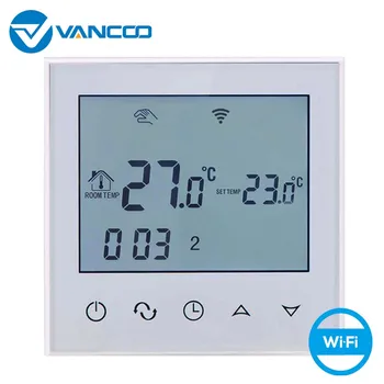 Vancoo Smart Termostatas 220V Elektros Šildymo Thermoregulator Wifi Underheating Temperatūros Reguliatorius Darbui su Beok APP
