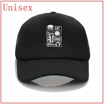 Valgyti, Miegoti, Techno Kartoti 2 skrybėlės vyrų beisbolo moterų beisbolo kepuraitę moteris kibirą skrybėlės bžūp vyrų skrybėlę vyrams, vyriškos kepurės kepurės