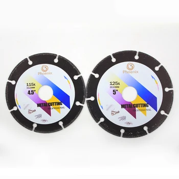 Raizi 100/115/125 mm metalo pjovimo diskas pjauti už kampo malūnėlis plieno, nerūdijančio plieno, Aliuminio diamond metalo diskas