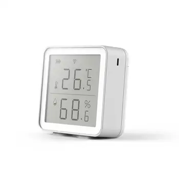 Tuya WIFI Temperatūros Ir Drėgmės Jutiklis Patalpų Termometras Su Drėgmėmačiu LCD Ekranas, Pažangi Jungtis Smart Home