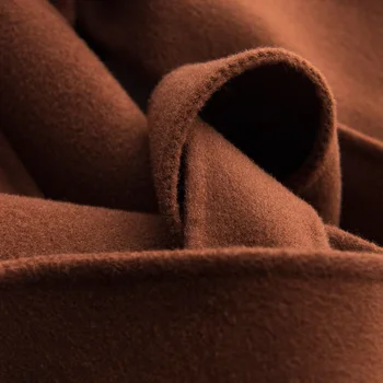 Naujas 2021 Žiemos vilnos paltai moterims ilgas plonas du kartus susidūrė su vilnoniai paltai moterims vilnonių kailio diržas