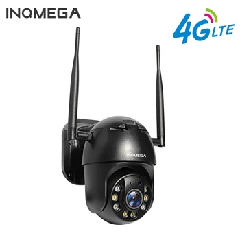 INQMEGA 4G Kamera, WIFI 1080P PTZ Camera Dome 2MP Belaidžio ryšio GSM SIM Kortelė IP Kamera, Apsaugos Lauko CCTV P2P ir SPINDULIŲ Naktinio Matymo 30M