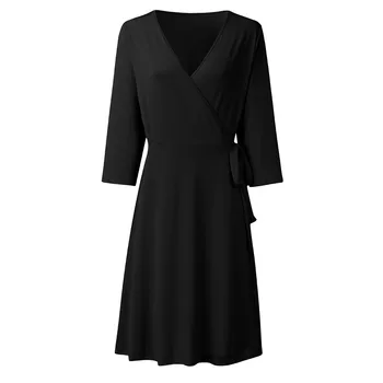 CHAMSGEND Plius Dydis Vasaros suknelės Moterų Mados Boho Suknelės 2020 Atsitiktinis Moterų Prarasti Suknelė Sundress Komplektus Mados Mini Suknelė