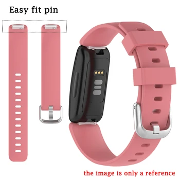 Silikono riešo dirželis Fitbit inspire 2 smart watch priedų pakeitimo minkštos apyrankės už fitbit inspire2 apyrankę kilpos