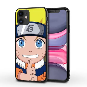 10 VNT. Daug Didmeninės Animacinių filmų Ninja Mobilaus Telefono dėklas Skirtas Apple Iphone 6 7 8 11 X Naruto Apsaugoti Anti-shock Padengti Anime Spausdinti
