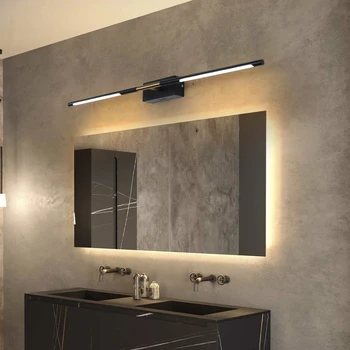 AWSIaiton Modernios LED Veidrodis Šviesos sienos lempos Vonios kambarys, miegamasis galvūgalio sienelės sconce lampe deco Anti-rūkas